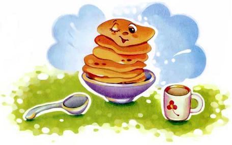 Живот-животок (стих) блинчики