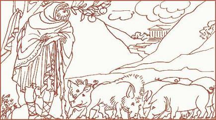 Как Язон и Медея очистились от греха у волшебницы Кирки