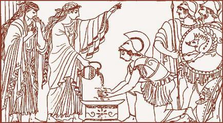 Как Язон и Медея очистились от греха у волшебницы Кирки