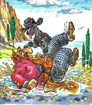 Золотой ключик или приключения Буратино Артемон и Карабас Барабас