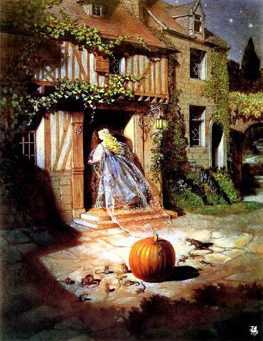 Золушка (сказка) Золушка возвращается добой карета превращается в тыкву