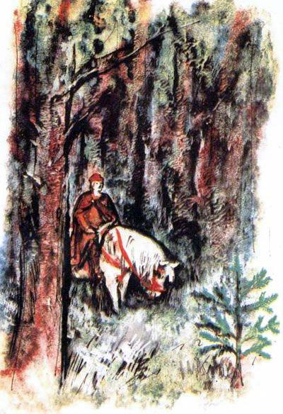 всадник выехал из леса