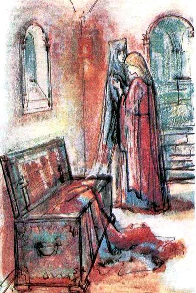 царевна собирается